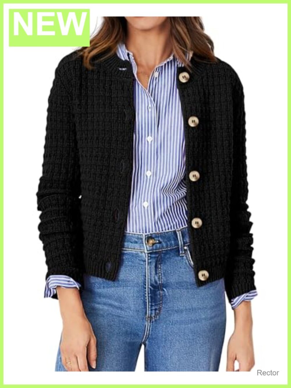 Women's Lightweight Cotton Cardigan Sweater Button Up Open Front Long Sleeve